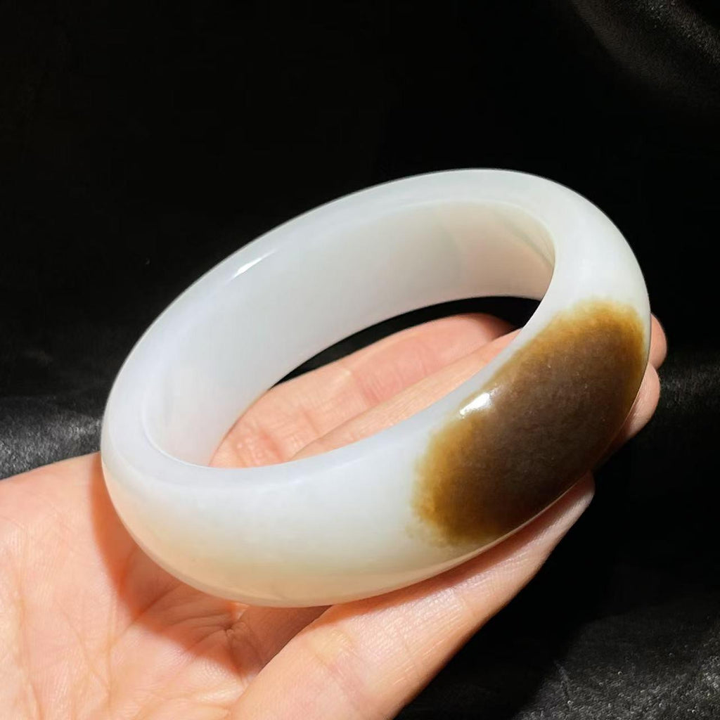 和田玉糖羊脂白玉手镯（82.7g）