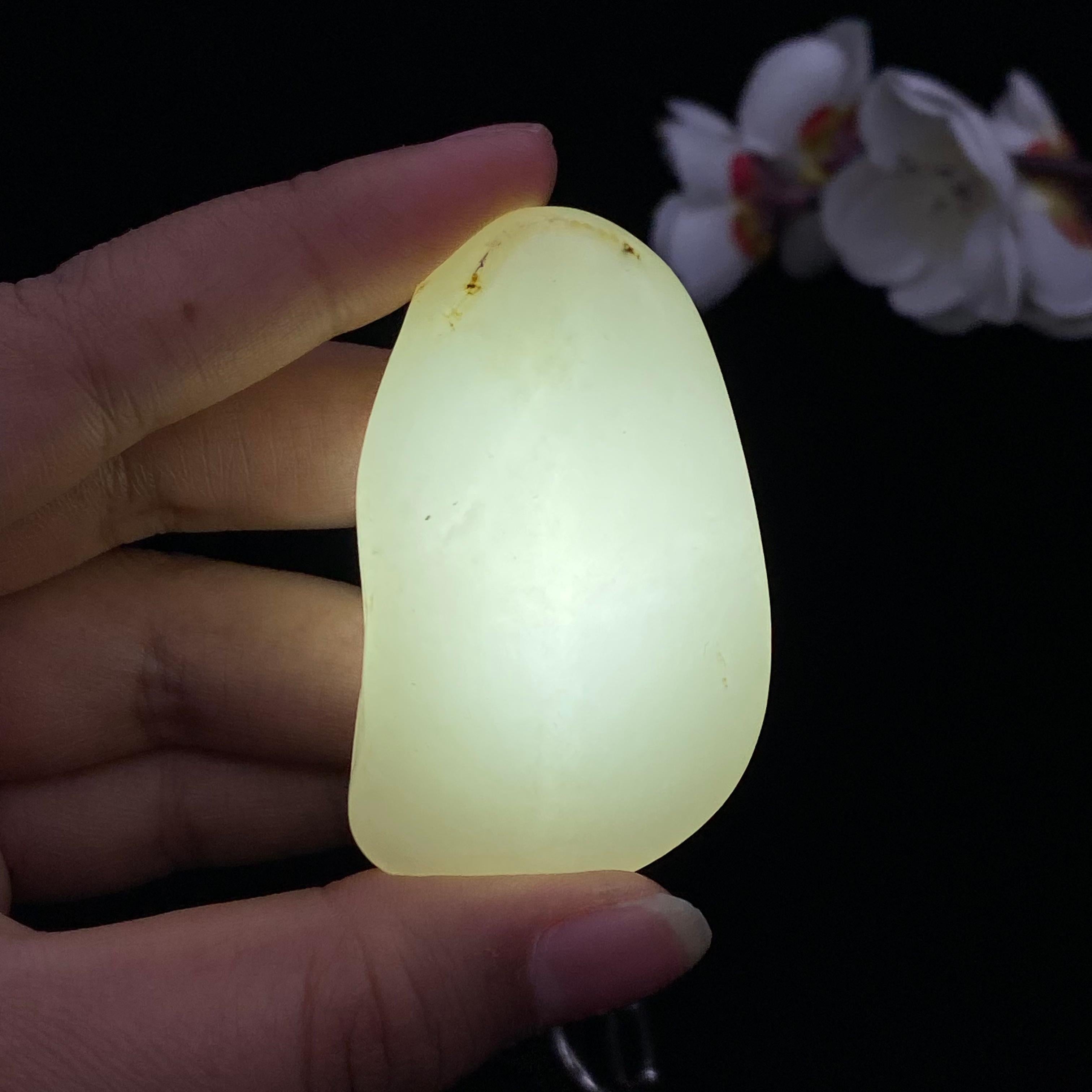和田玉白玉籽料挂件（48.3g）