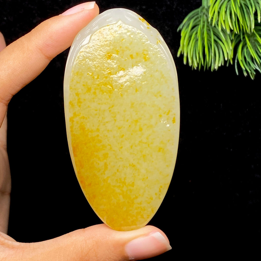 和田玉籽料无事牌（80.5g）