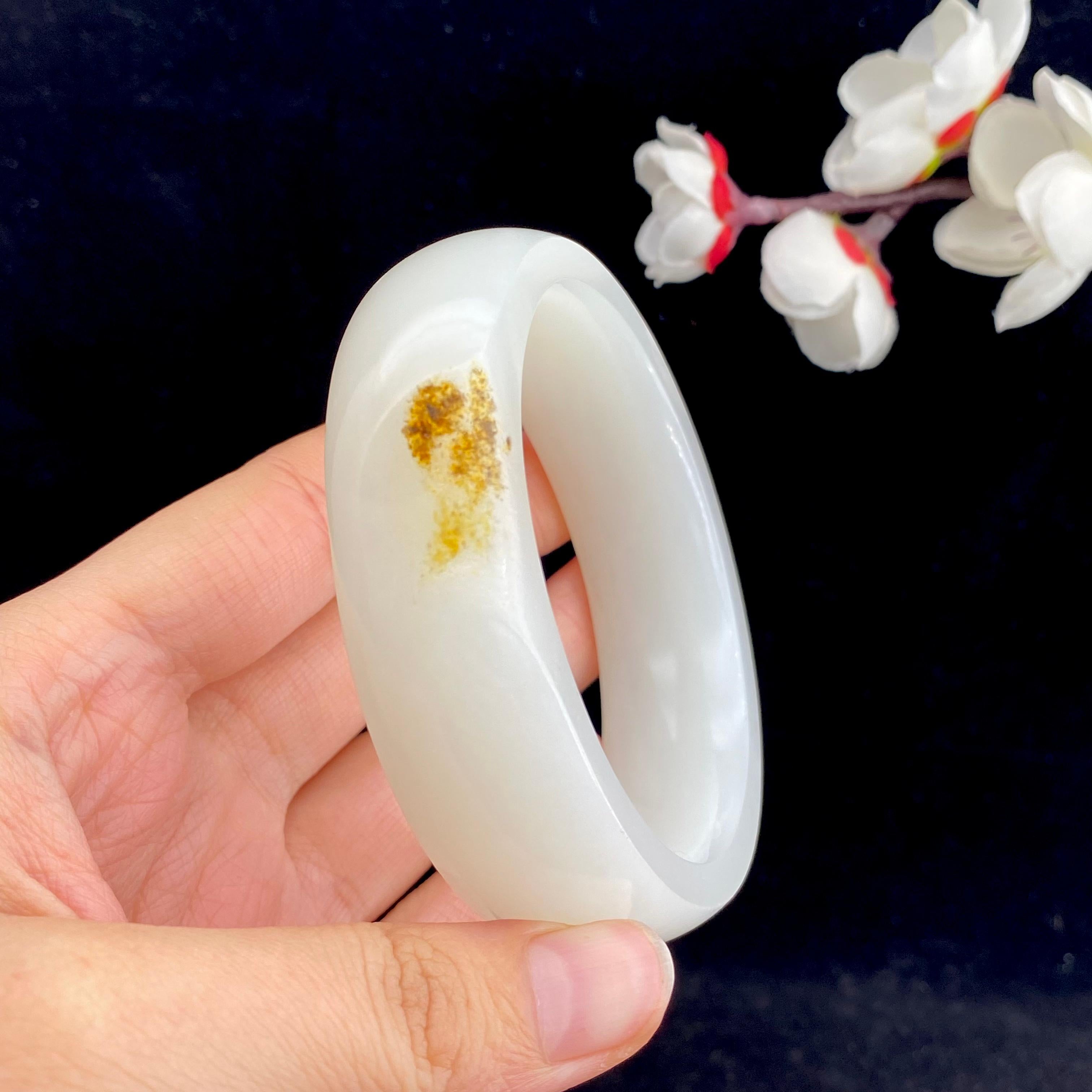 和田玉白玉籽料【手镯】（100g）