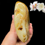 和田玉洒红皮籽料摆件（1176.4g）