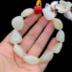 和田玉洒金皮【精品手串】（67.6g）