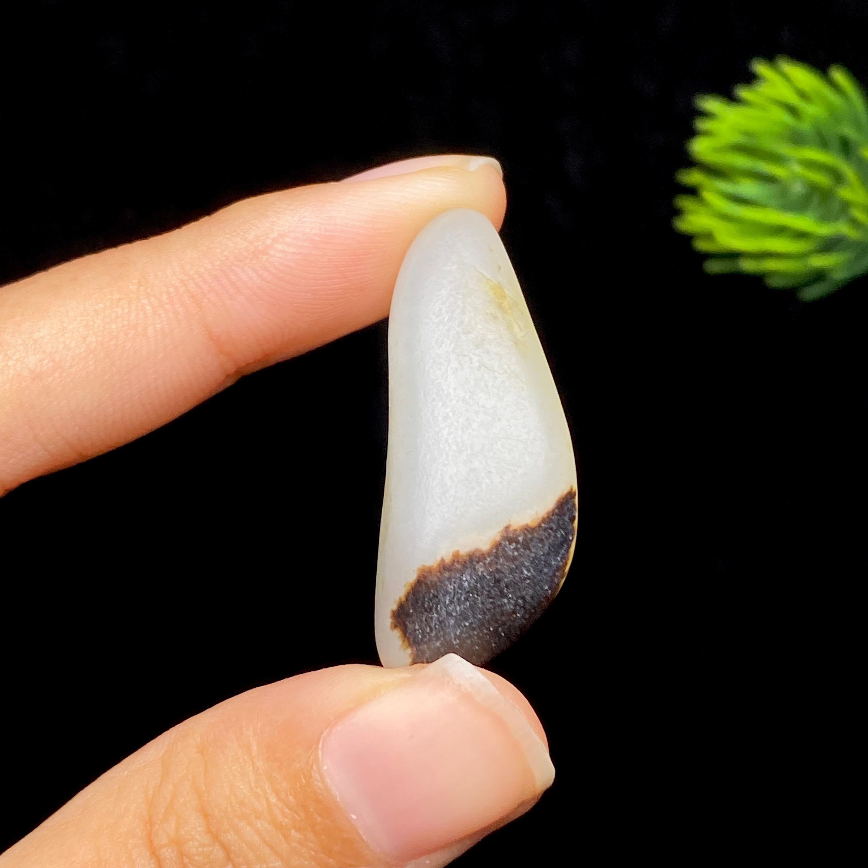 和田玉黑皮籽料（7.4g）