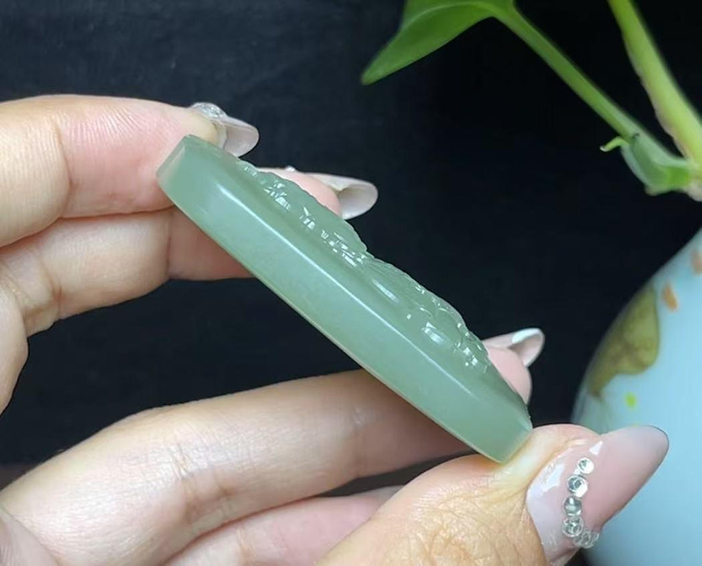 和田玉晴水观音（38.9g）
