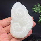 和田玉羊脂白玉吉祥如意把件（177.57g）