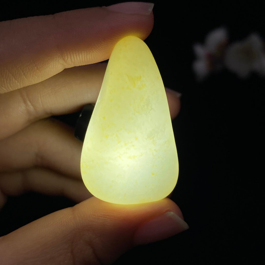 和田玉白玉籽料挂件（17.3g）