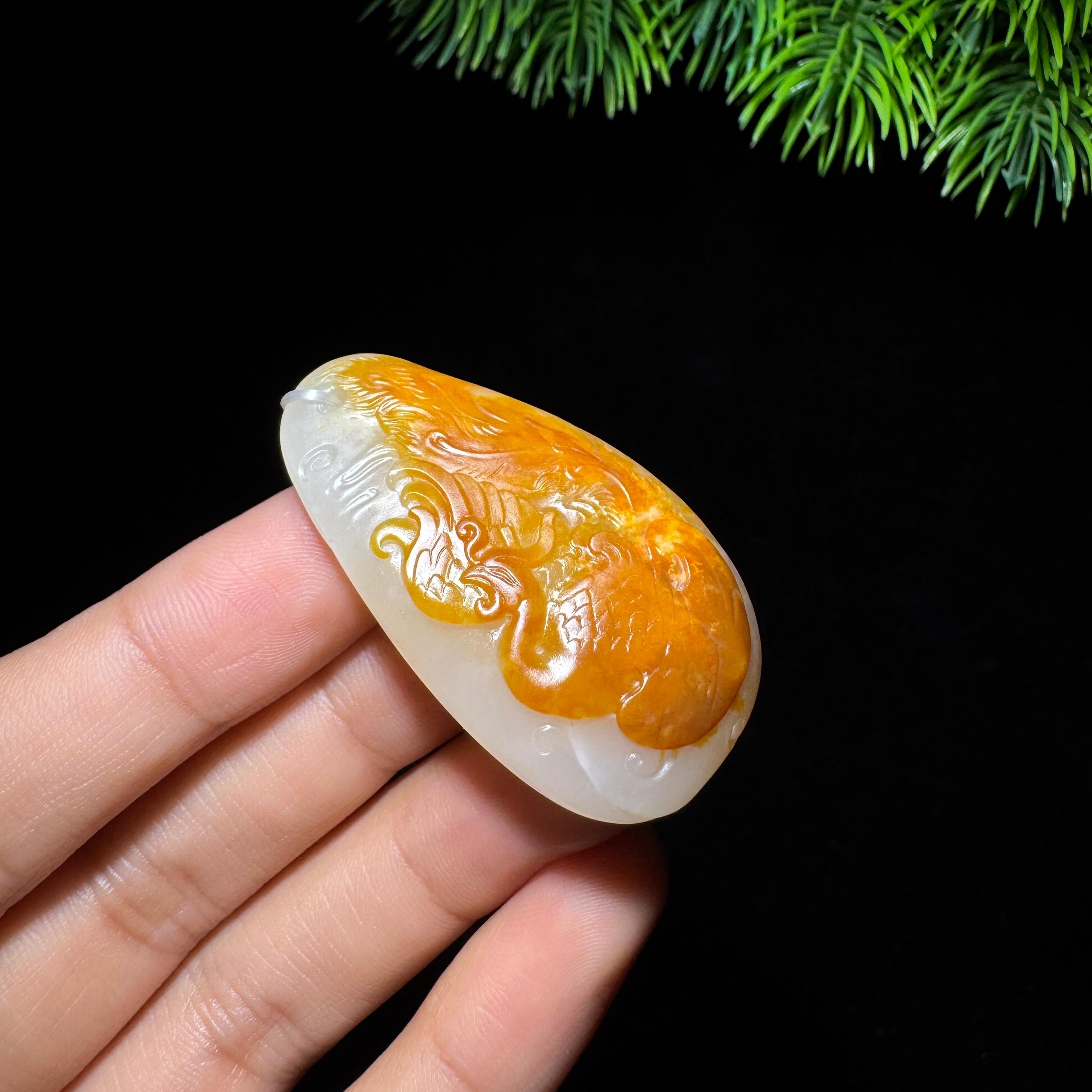 和田玉籽料红皮凤凰（45.0g）