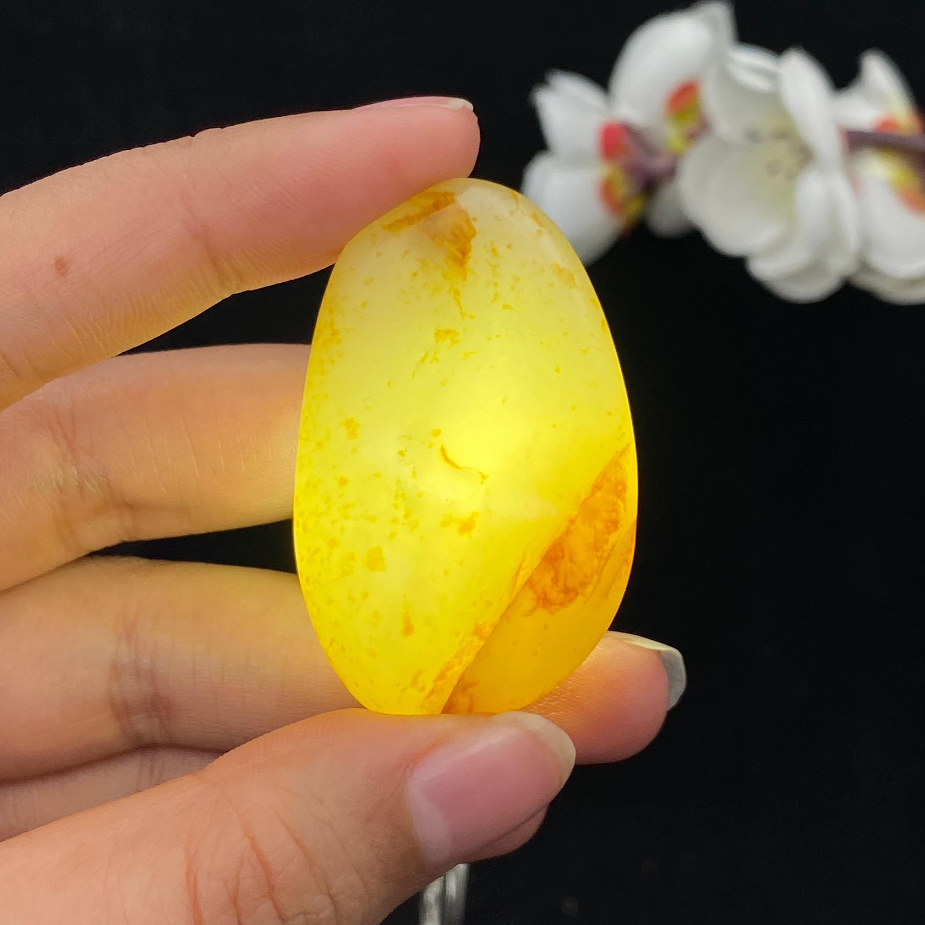 【超值推荐】和田玉洒金皮籽料挂件（30g）