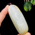 和田玉籽料关公把件（75.7g）