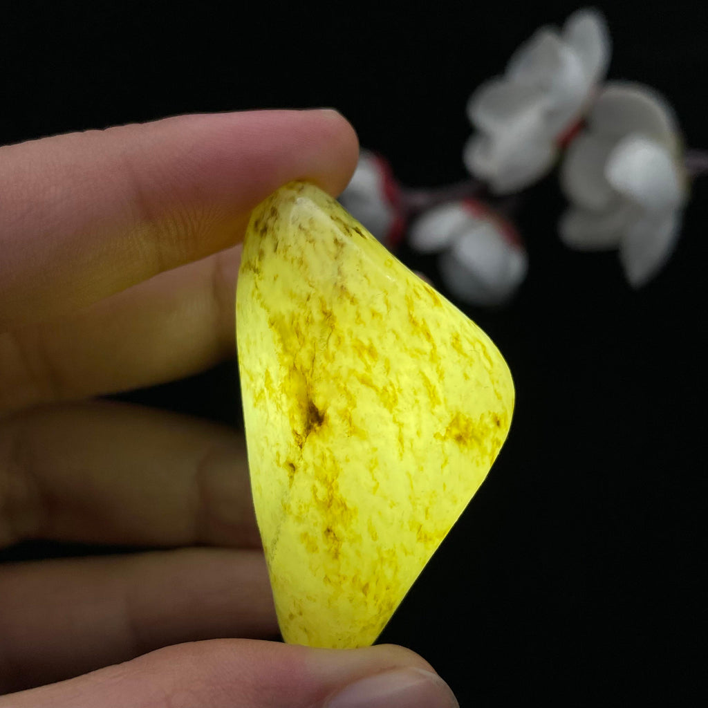 和田玉秋梨皮青花底籽料（27.1g）