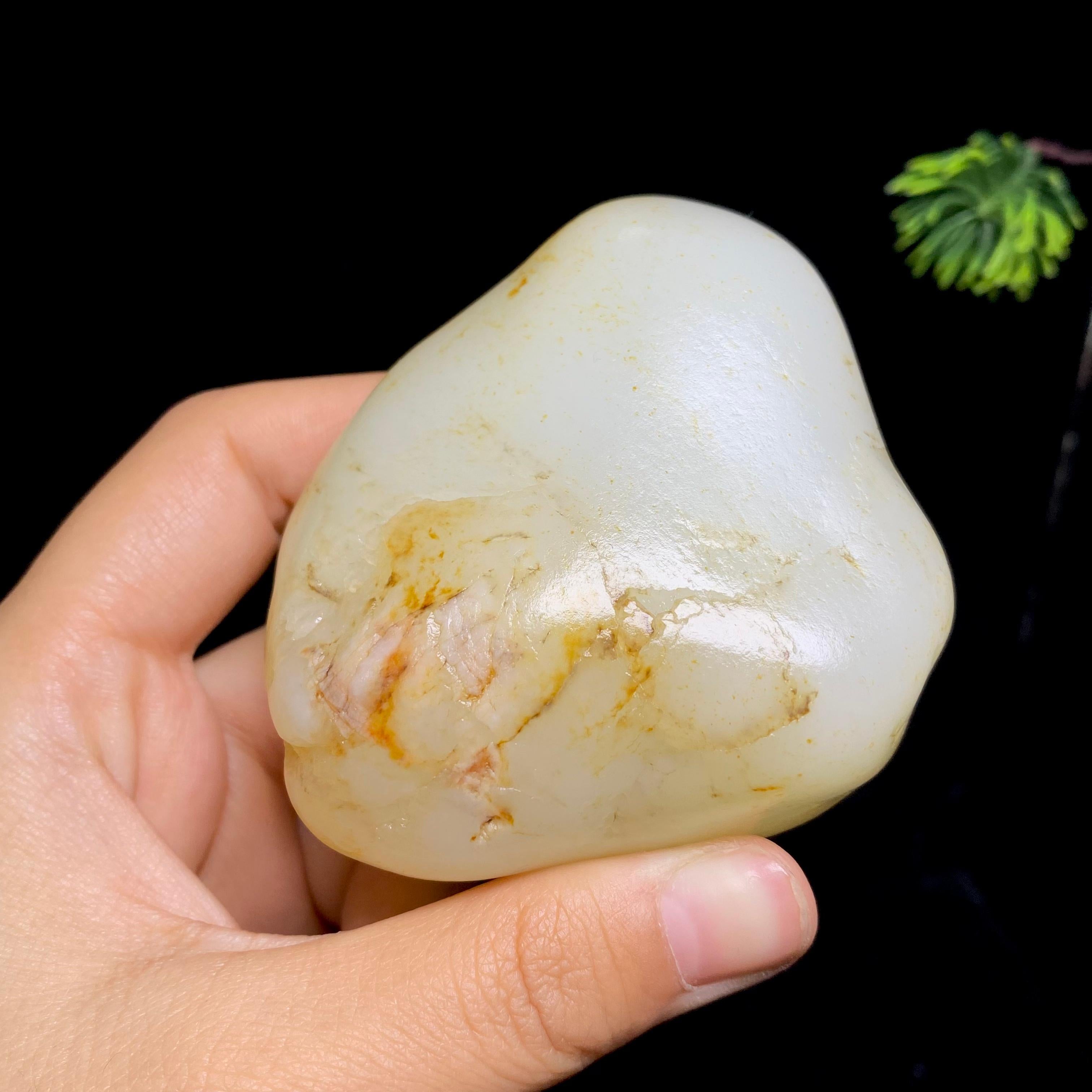 和田玉洒金皮籽料把件（225.3g）