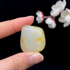 和田玉洒金皮籽料吊坠籽（15.5g）