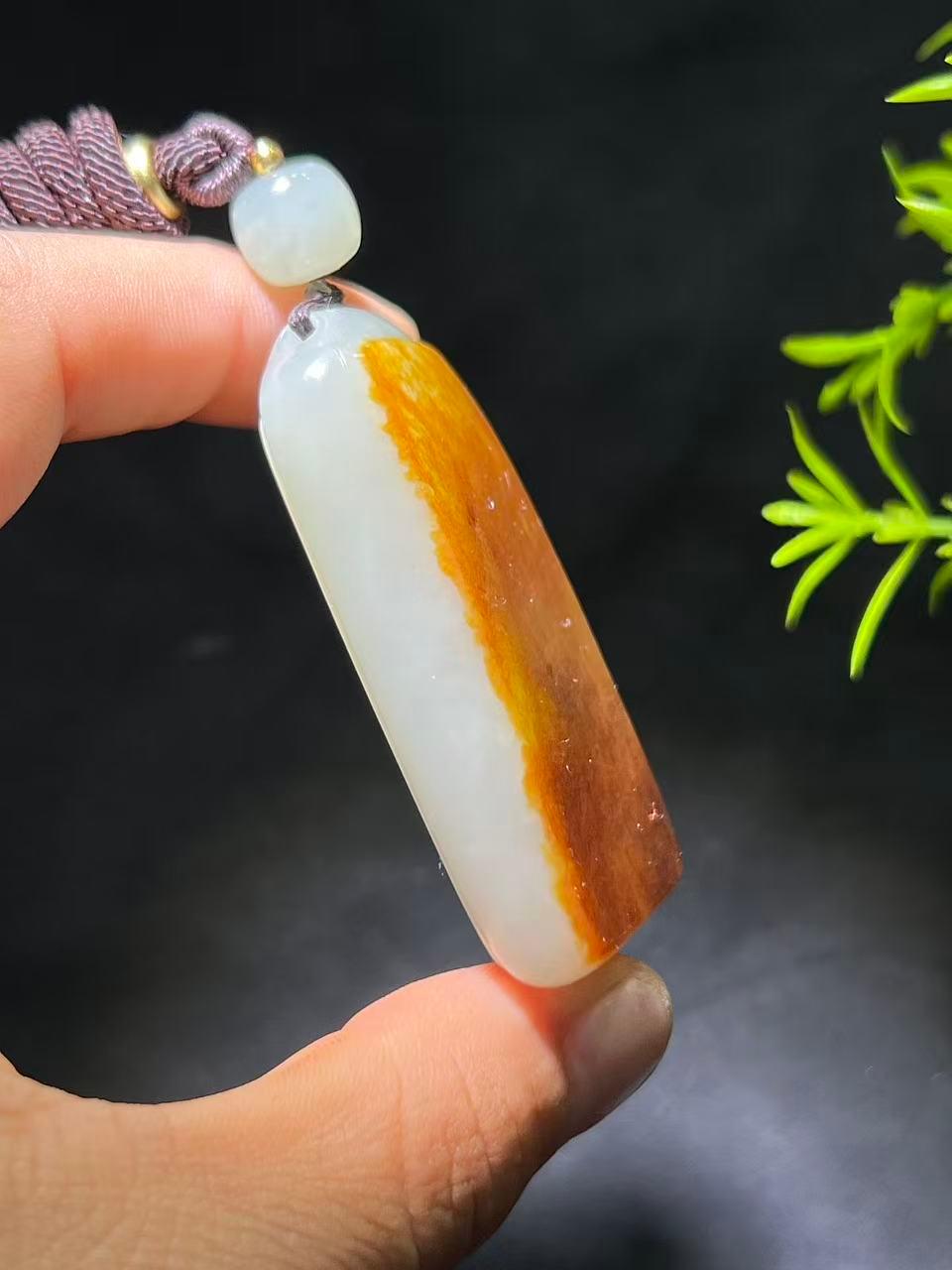 和田玉籽料无事牌（58.2g）