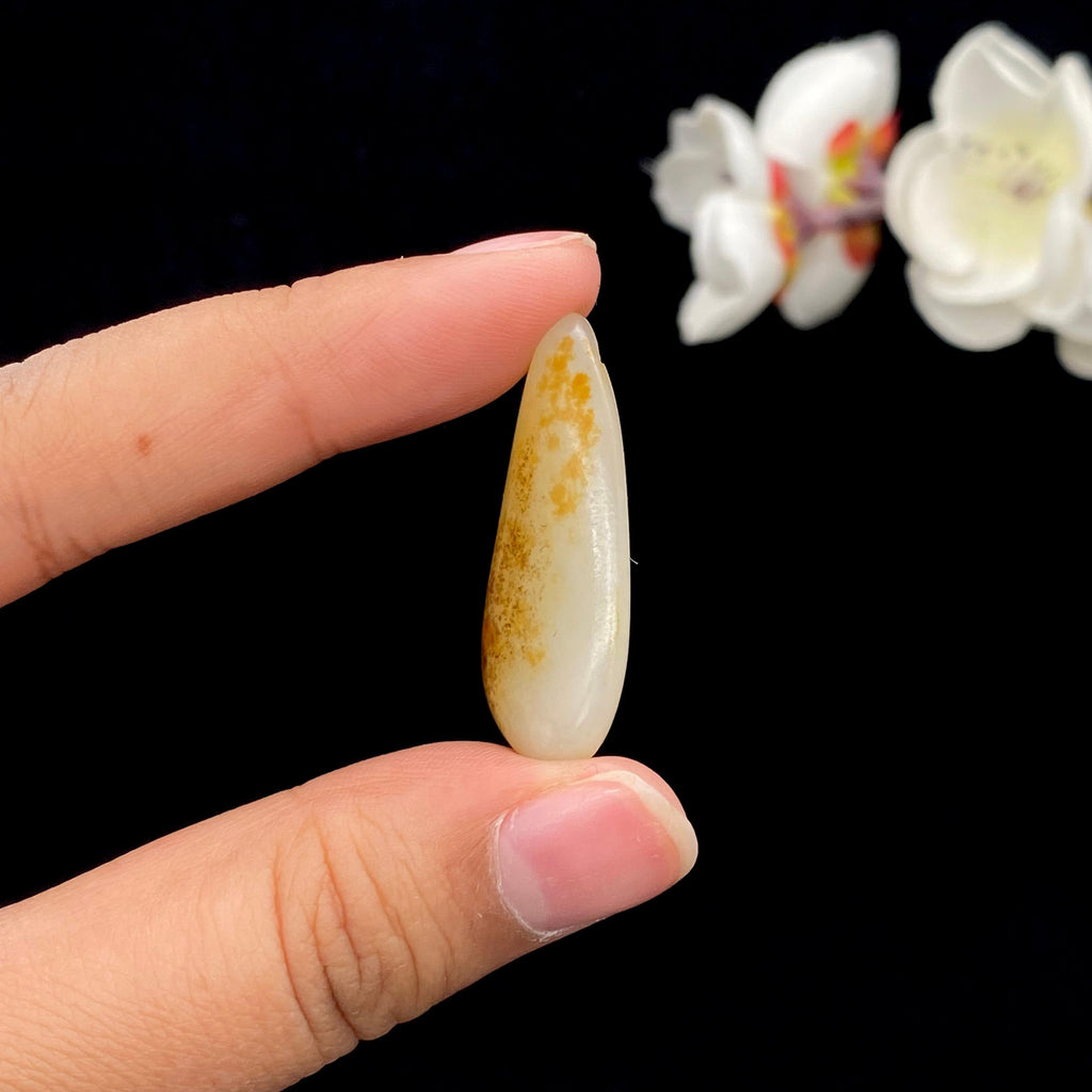和田玉黄皮籽料吊坠籽（8.8g）