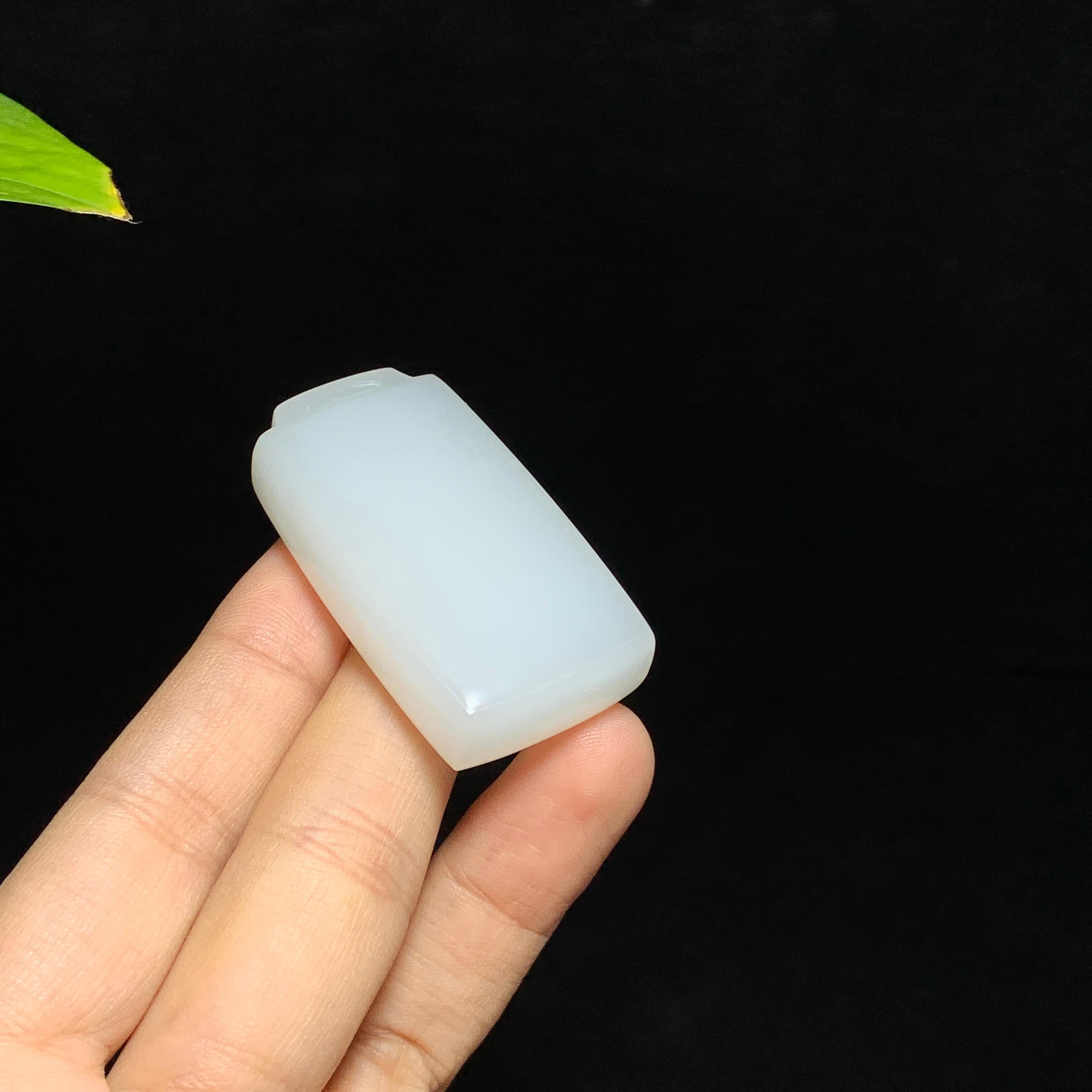 和田山料白玉无事牌挂件（40.0g）