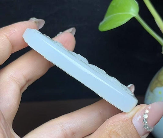 和田羊脂玉观音（56.5g）