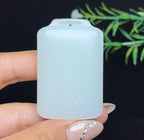 和田白玉莲花平安无事牌（52.3g）