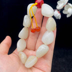 和田玉洒金皮籽料【精品手串】（66.1g）