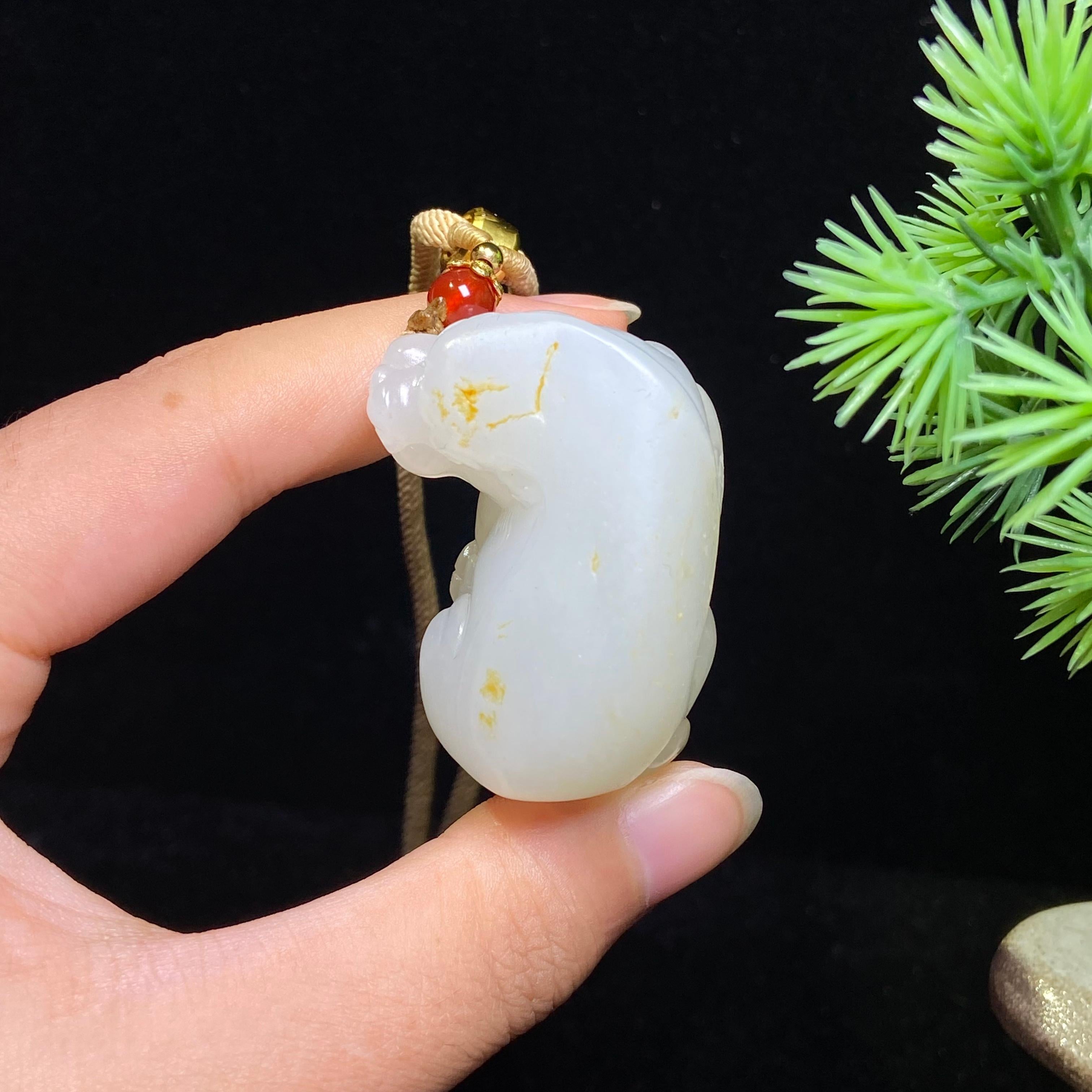 和田玉籽料貔貅（47.6g）