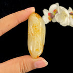 和田玉洒红皮籽料挂件（43.1g）