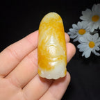 和田玉籽料挂件一鸣惊人（38.5g）