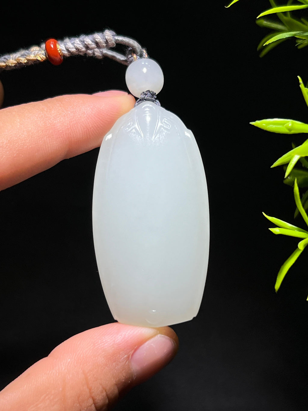 和田白玉仿古守护无事牌（33.3g）