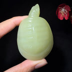 和田玉黄口龟手把件（78.7g）