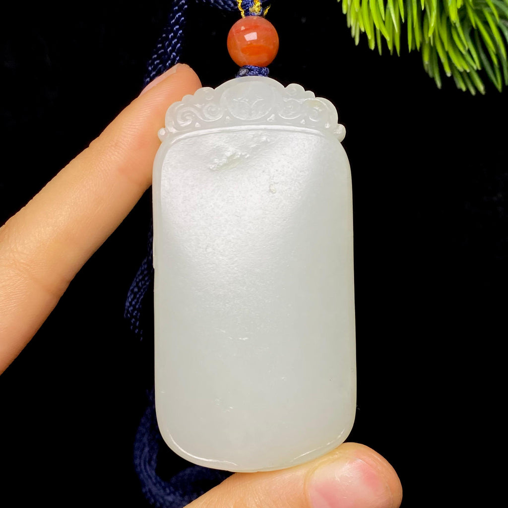 和田玉籽料无事牌（67.3g）