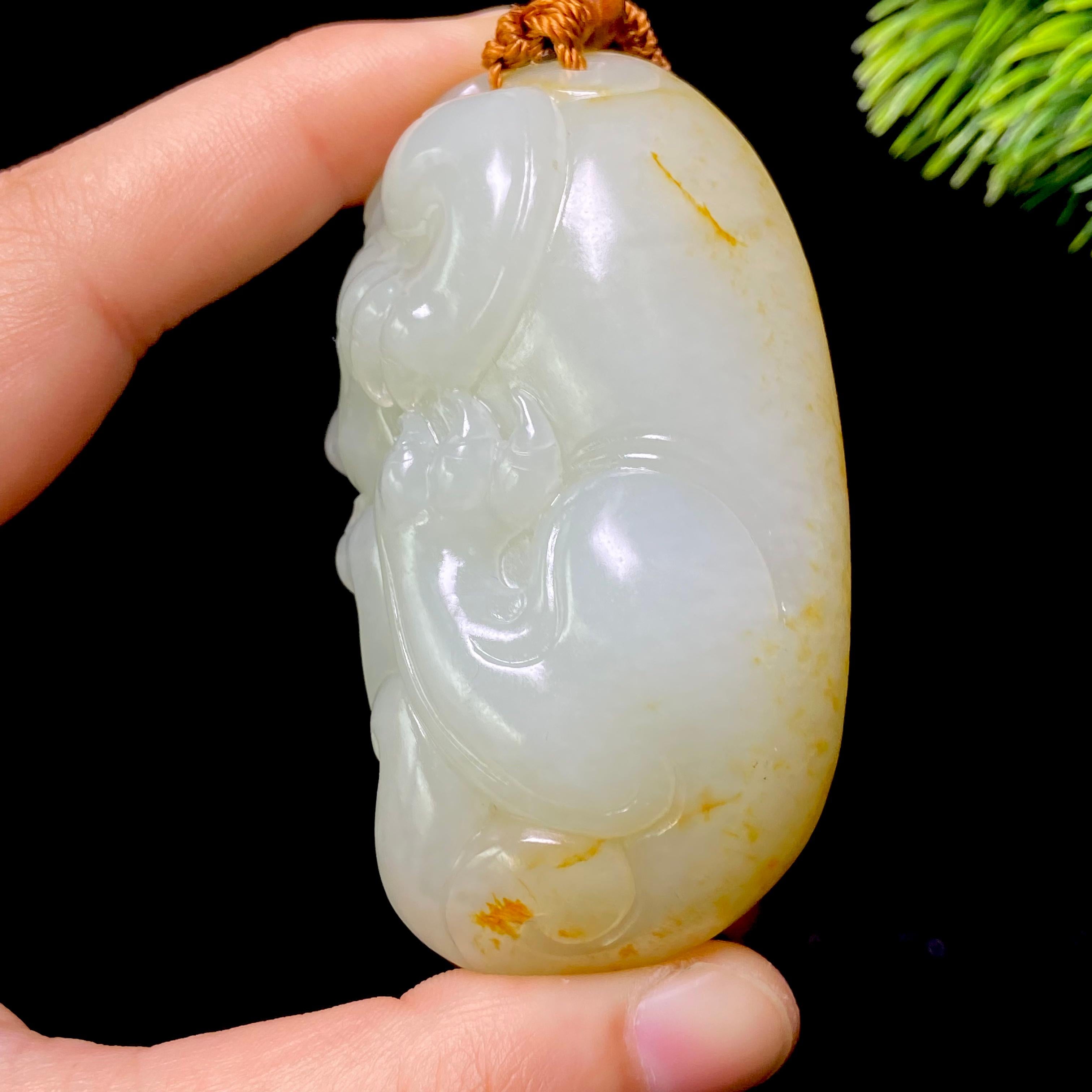 和田玉籽料貔貅把件（148.3g）