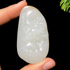 和田玉籽料龙行天下（38.7g）