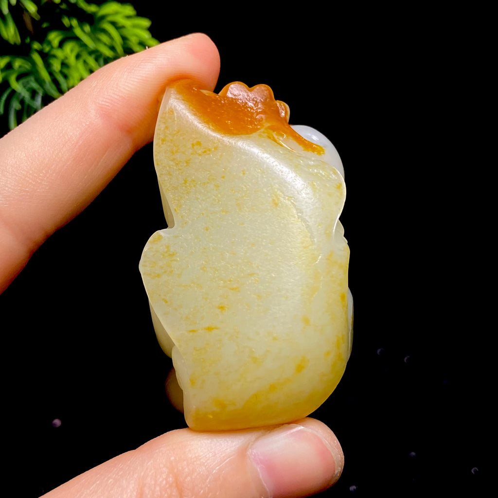 和田玉籽料貔貅把件（104.3g）