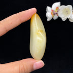 和田玉聚黄皮籽料挂件（49.8g）