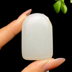 和田玉籽料无事牌（33.3g）