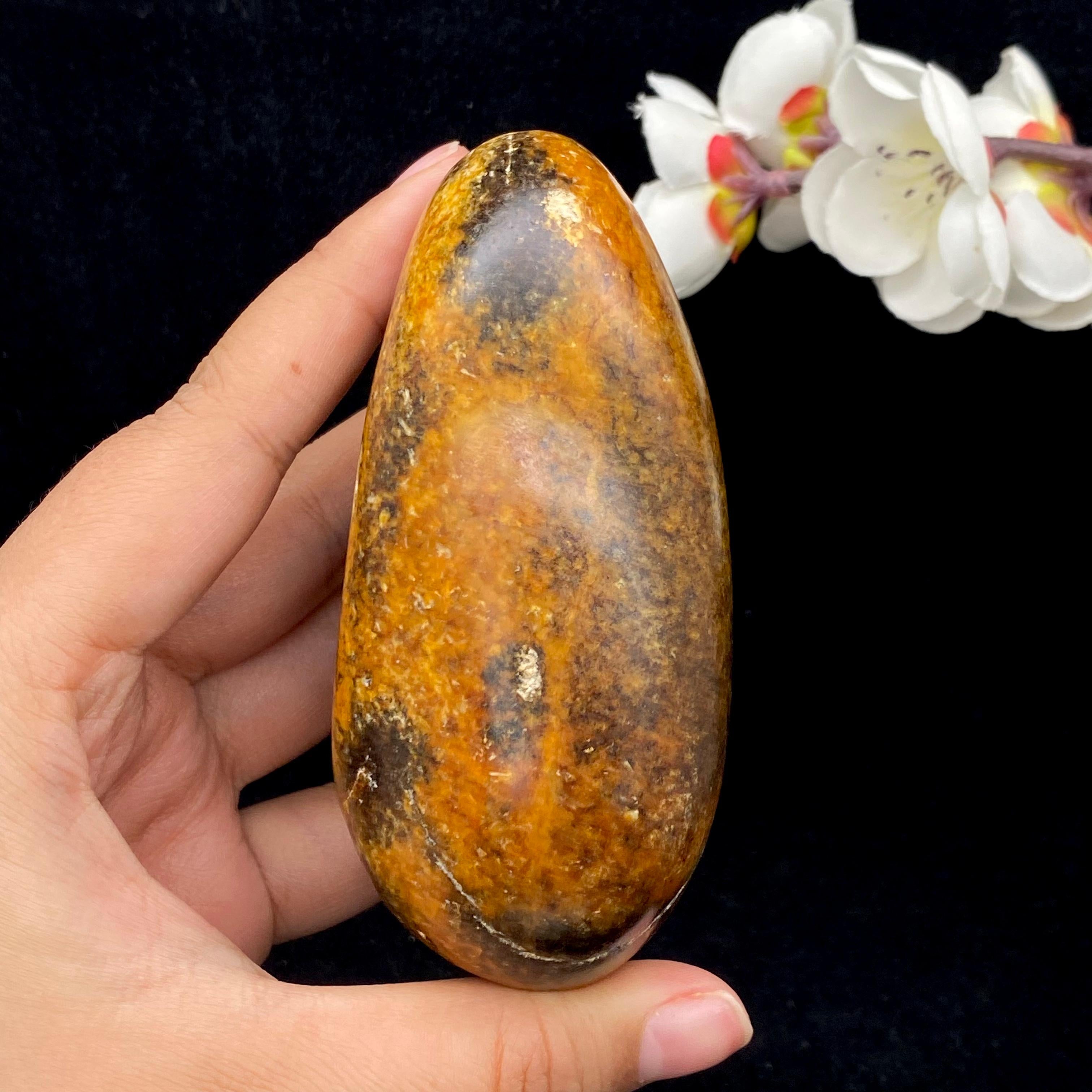 和田玉黄沁皮籽料（463.2g）