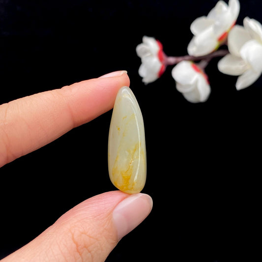 和田玉聚黄皮籽料原石（9.5g）