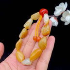 和田玉黄皮籽料【精品手串】（26.3g）