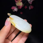 和田玉籽料大势至菩萨（55.0g）