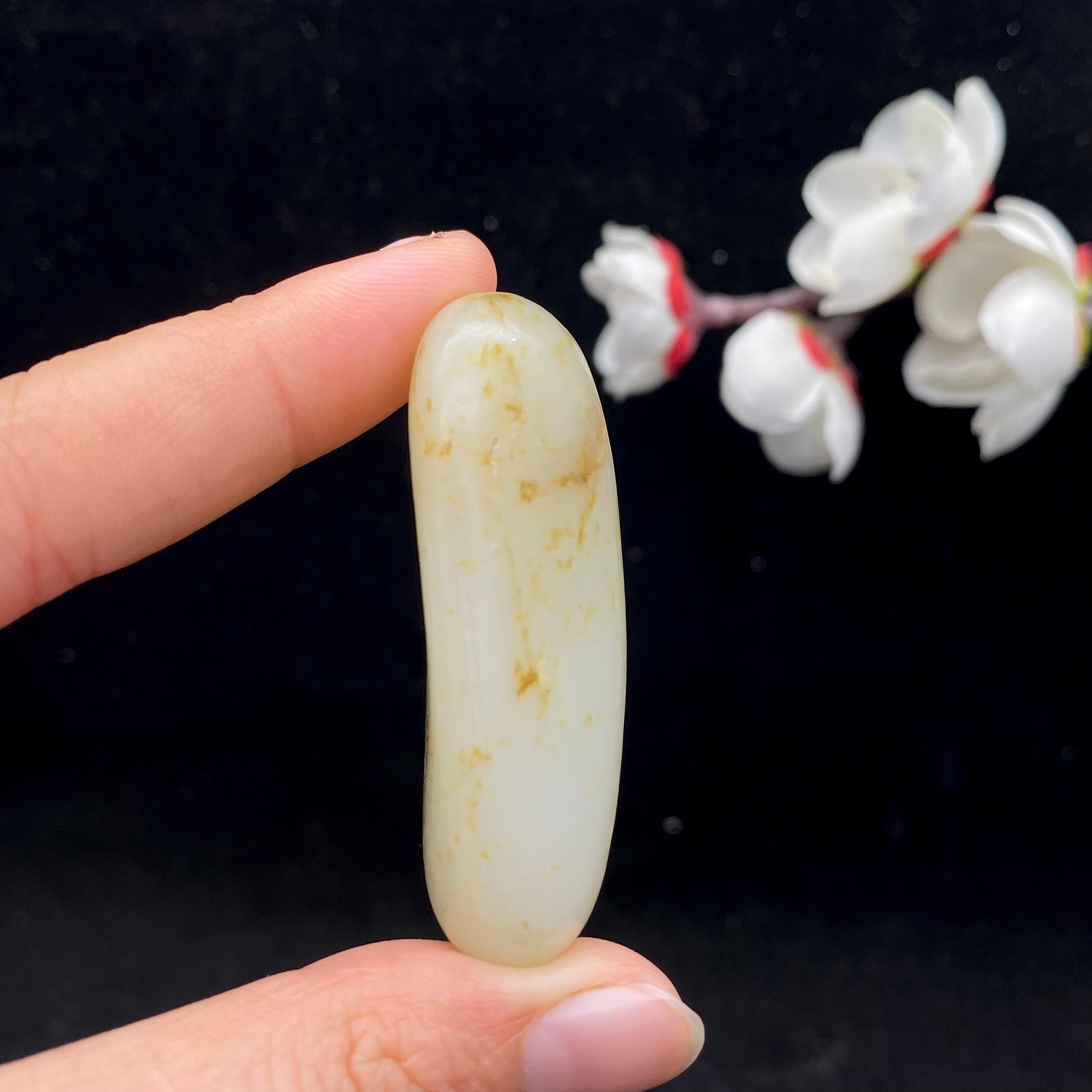 和田玉洒金皮籽料挂件（42.4g）