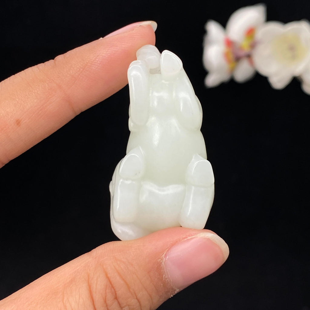 和田玉白玉【马】挂件（28.8g）