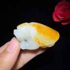 和田玉籽料龙龟挂件（62.5g）