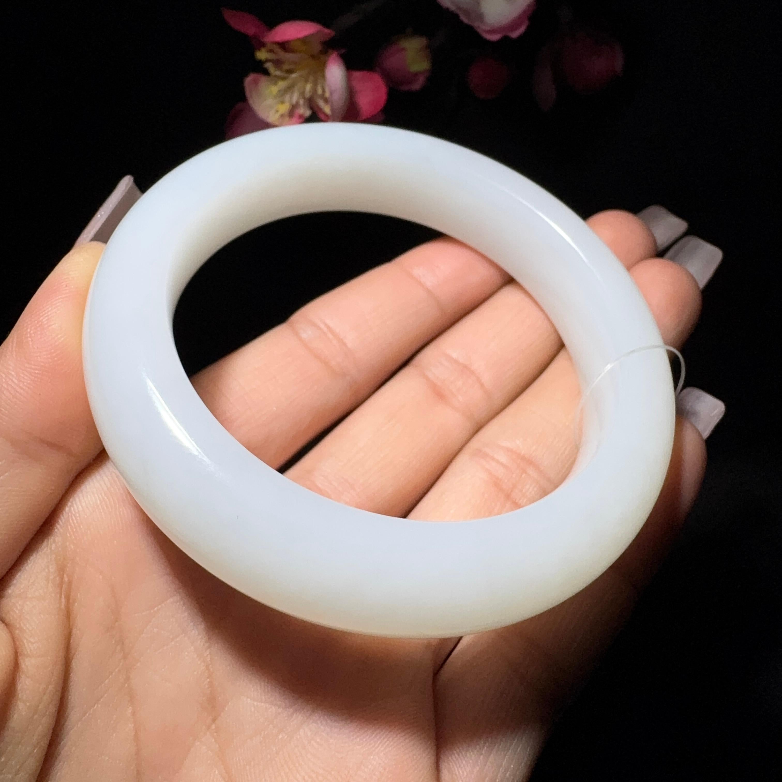 和田玉白玉手镯（79.0g）