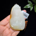 和田玉籽料御龙观音（73.2g）