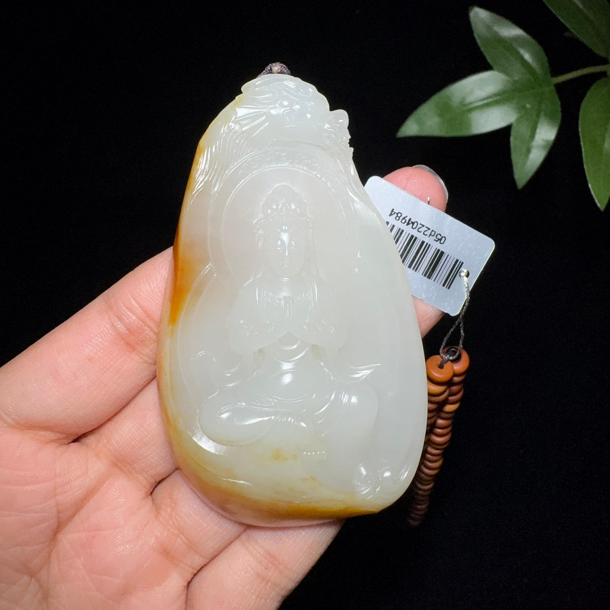 和田玉籽料御龙观音（73.2g）