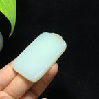 和田山料糖白玉无事牌挂件（40.0g）