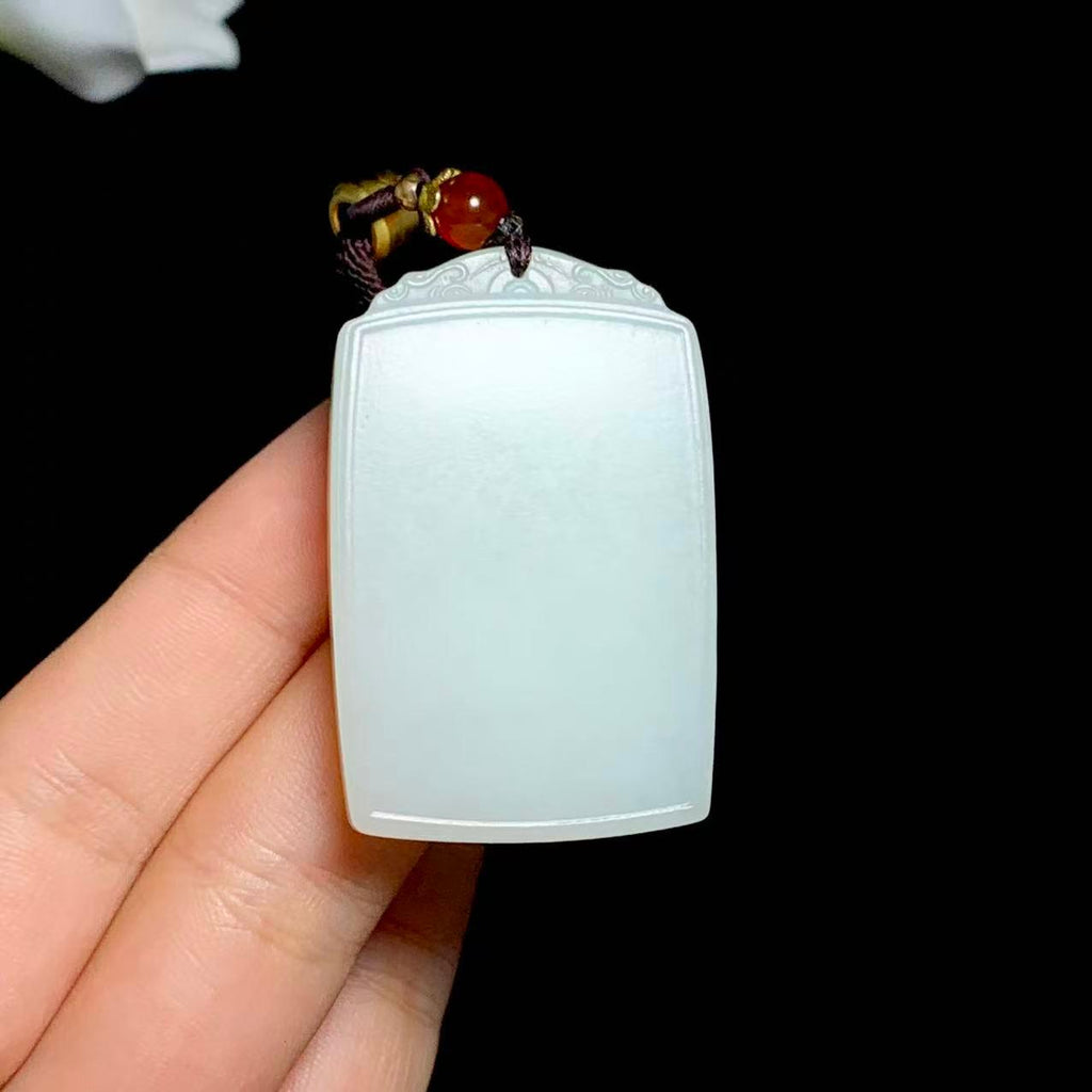 和田山料白玉无事牌（39.0g）