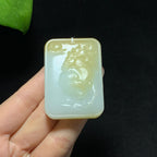 高品质新疆且末糖白玉生肖马挂件（58.2g）