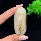 和田玉黄皮籽料手把件（115.4g）