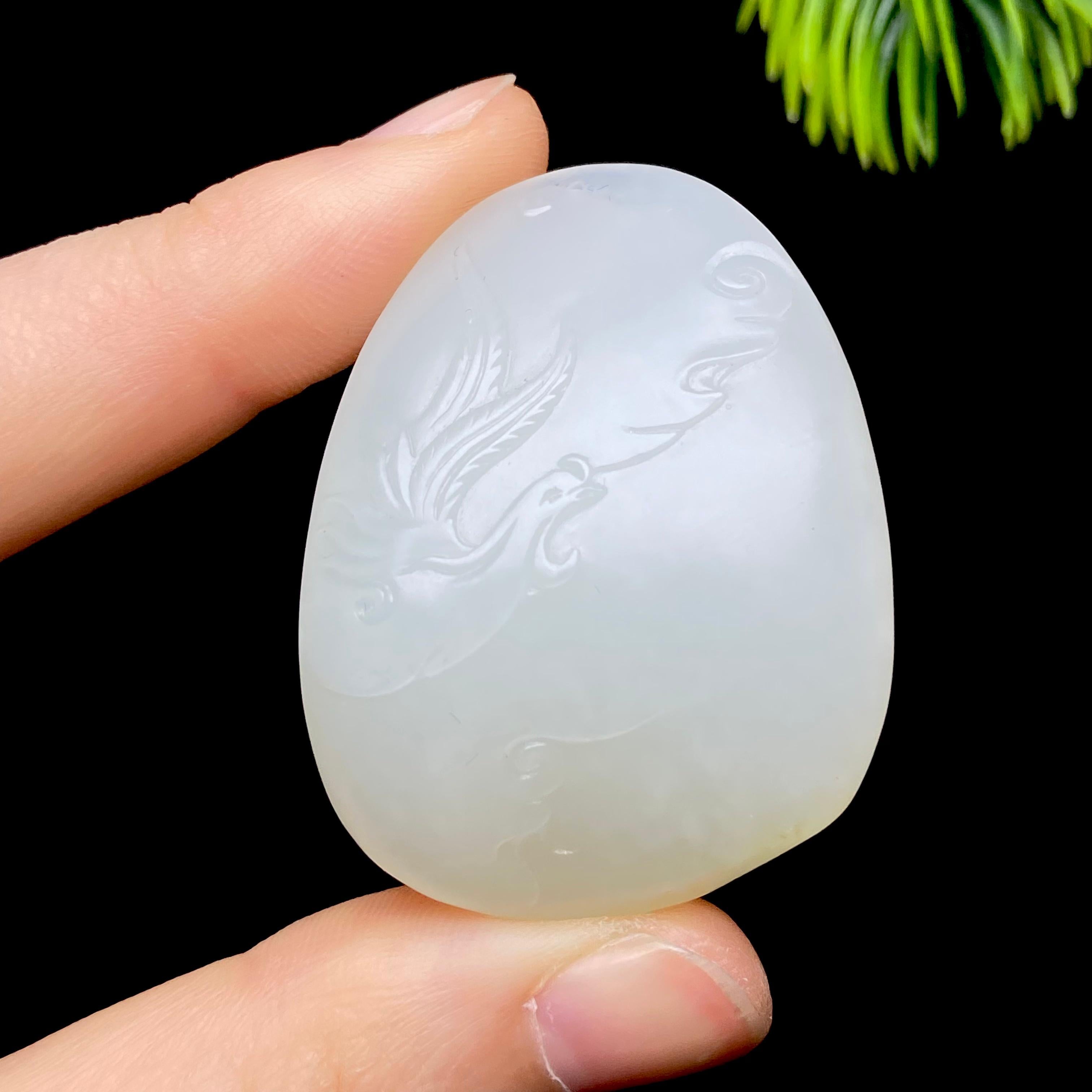 和田玉籽料观音（30.3g）