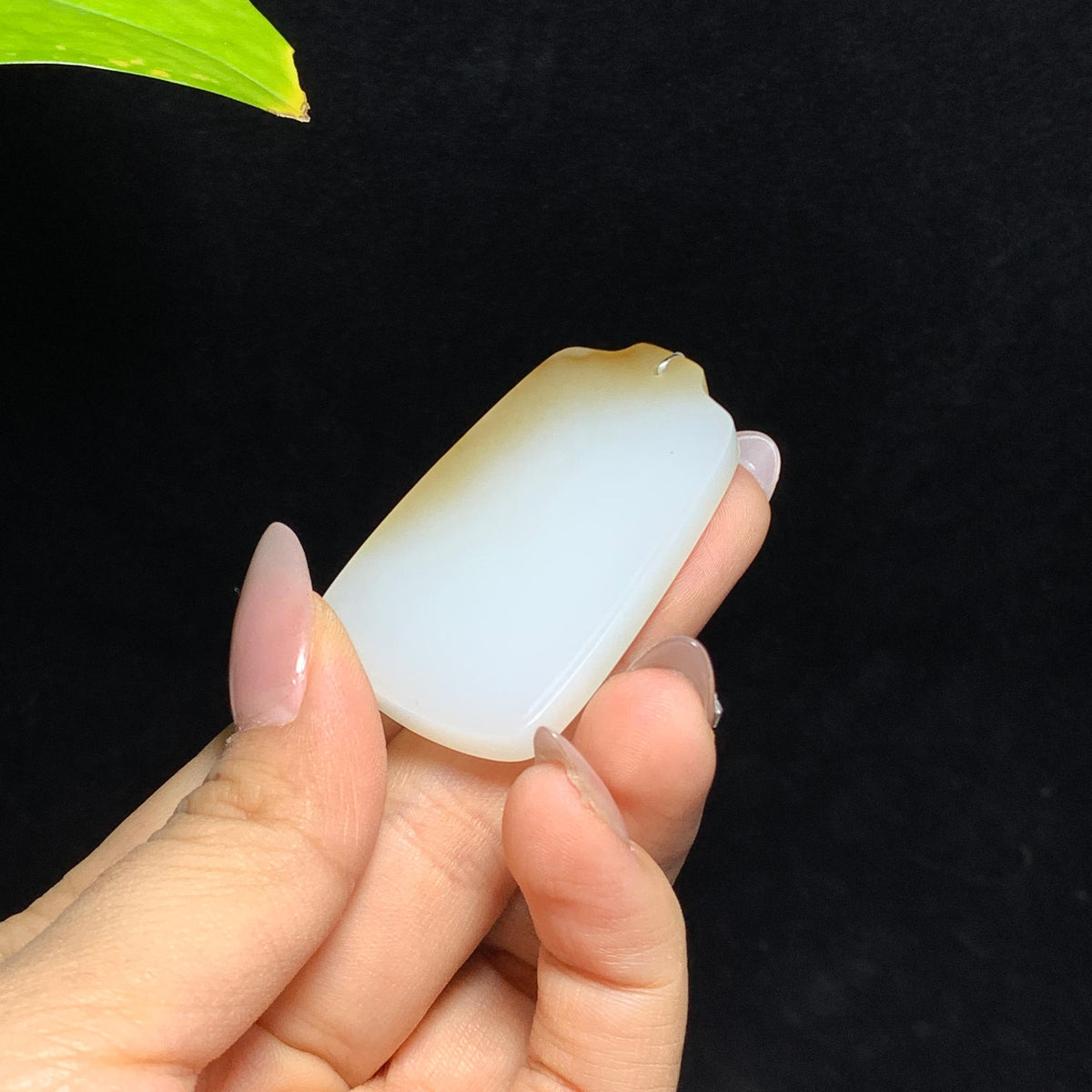 和田山料糖白玉无事牌（23.5g）