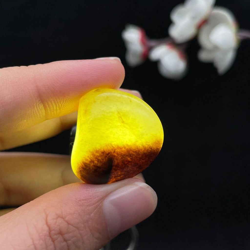 和田玉黑黄皮籽料（12.7g）